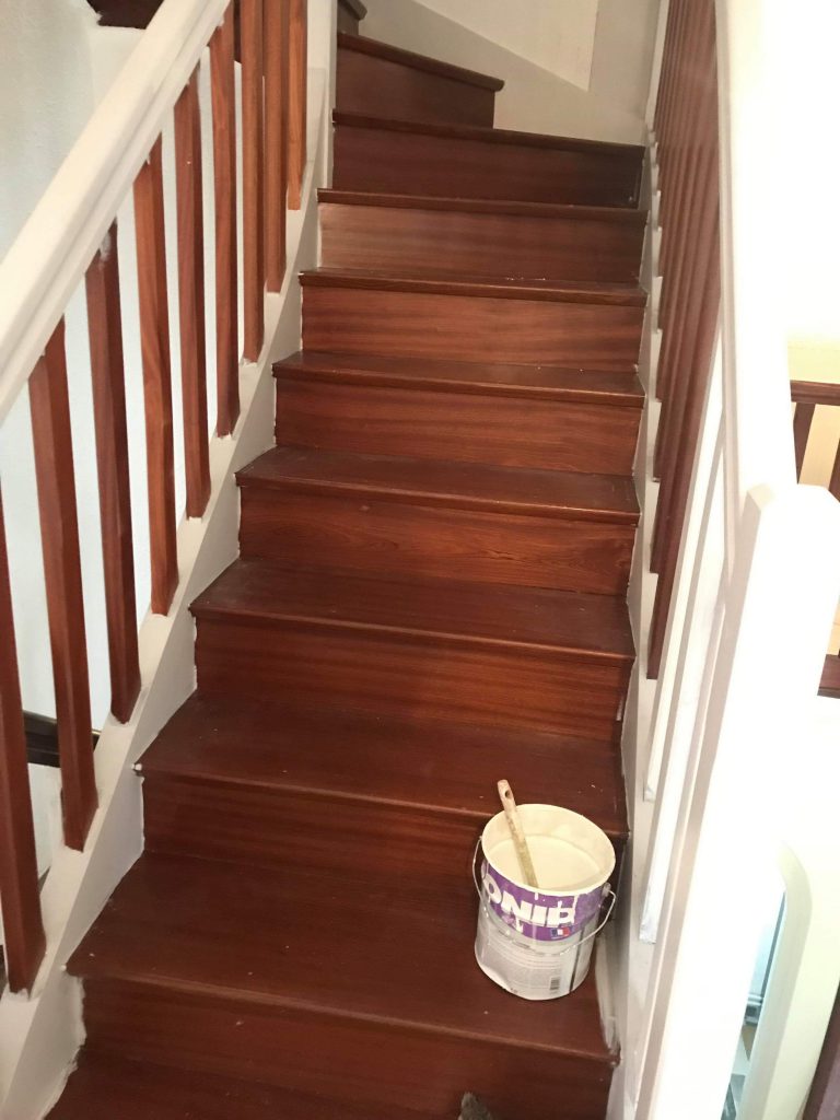 Peinture escalier