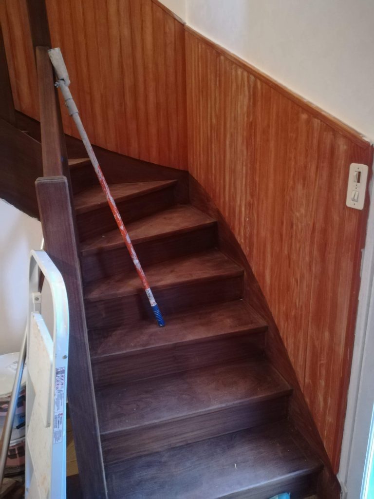 Peinture escalier en bois